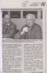Articolo del 14/03/2005